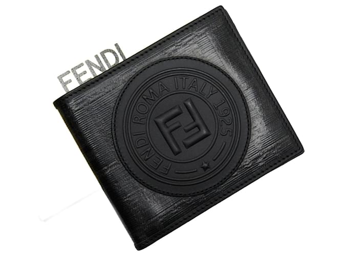Portafoglio bi-fold nero Fendi