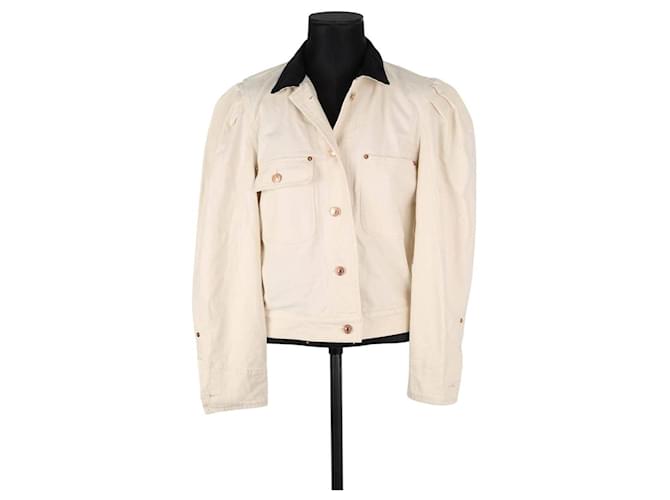 Isabel Marant Giacca di cotone Beige