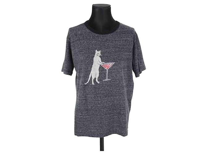 Saint Laurent T-shirt in cotone Grigio