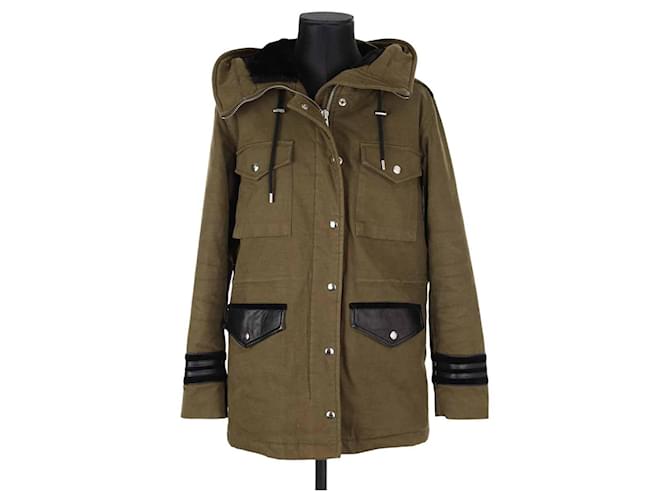 The Kooples Cappotto di cotone Cachi