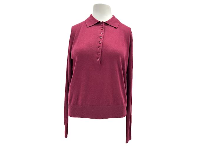 Autre Marque Tops T.International M Poliestere RISERVATO Bordò