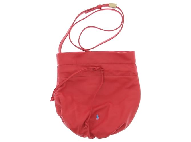 Borse RALPH LAUREN T. Pelle Rosso