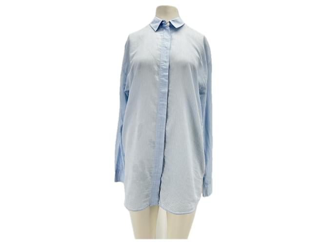 ACNE STUDIOS Top T.FR 34 Cotone Blu