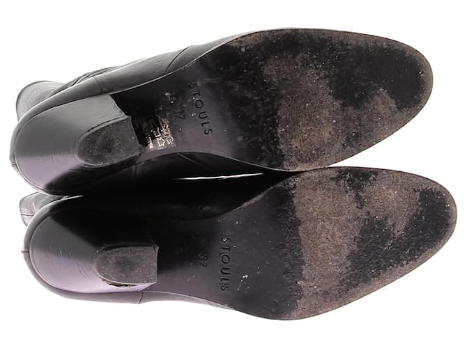 STOULS Stivaletti T.EU 37 Pelle Nero