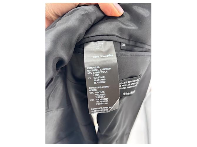 THE KOOPLES Giacche T.FR 38 Lana Nero