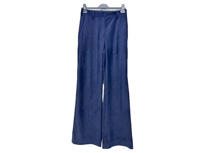 ACNE STUDIOS Pantaloni T.FR 36 Poliestere Blu navy