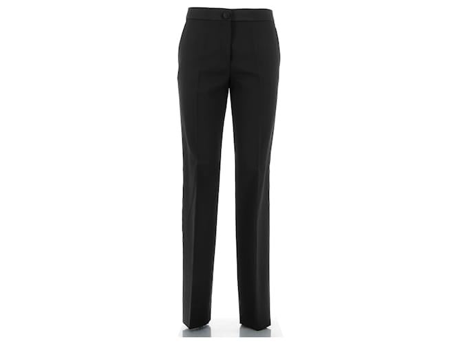 YVES SAINT LAURENT Pantaloni T.FR 38 Lana Nero