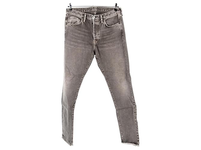 Jeans ACNE STUDIOS T.US 34 Cotone Grigio