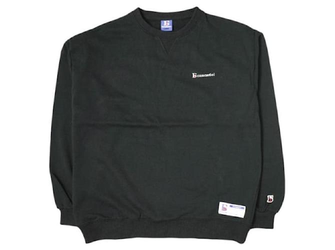 Givenchy Felpa con collo rotondo V-Gusset ricamata Danke Schon L Nera Nero