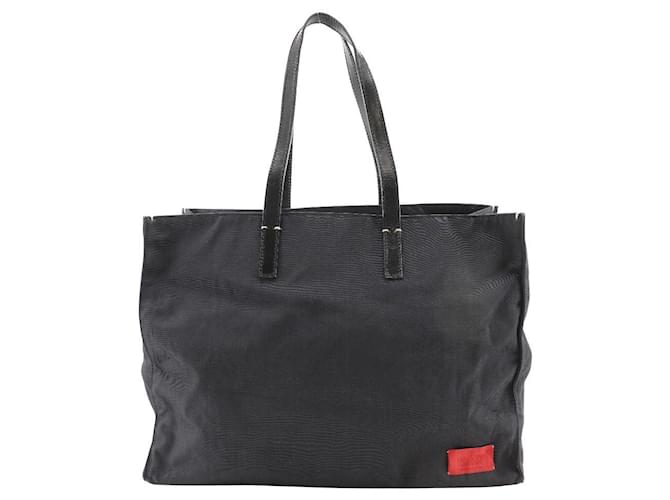 Borsa tote in tela di nylon Valentino Nero