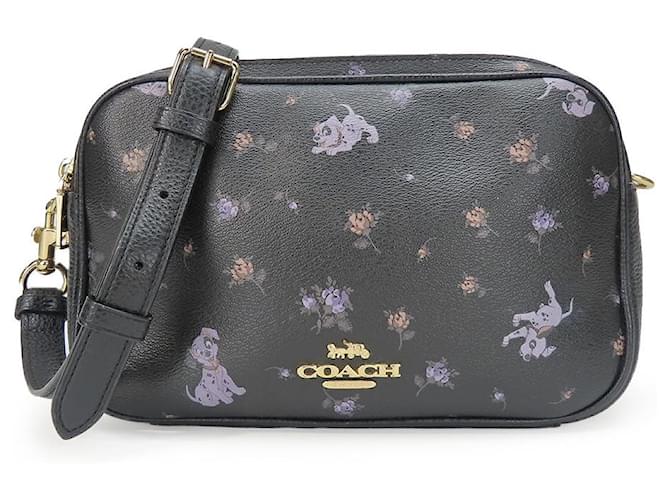 Borsa a spalla in pelle USED COACH 91126 Disney Nero