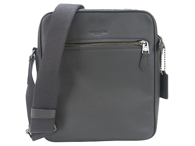 Borsa a spalla in pelle Coach 72331 Nera Nero