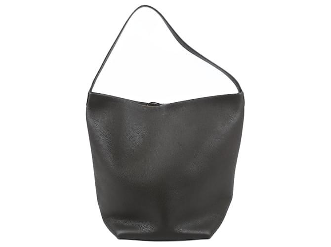 La borsa a spalla in pelle Large Park di The Row in khaki Verde