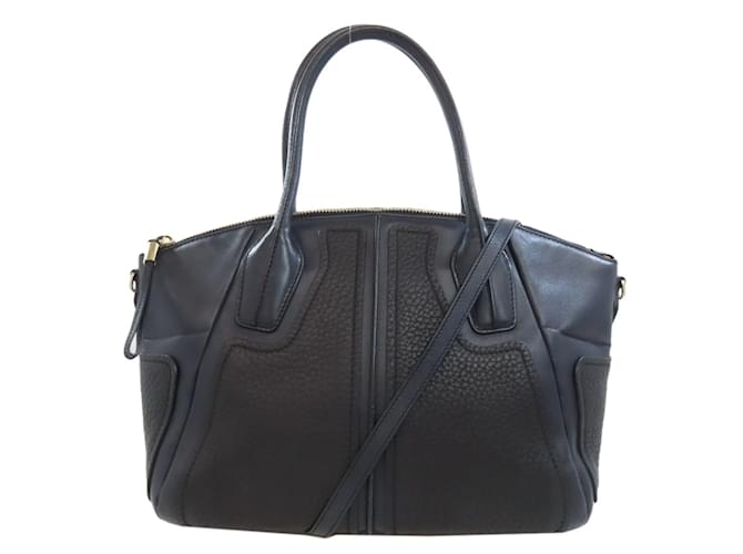 Borsa in pelle navy Tod's Blu navy