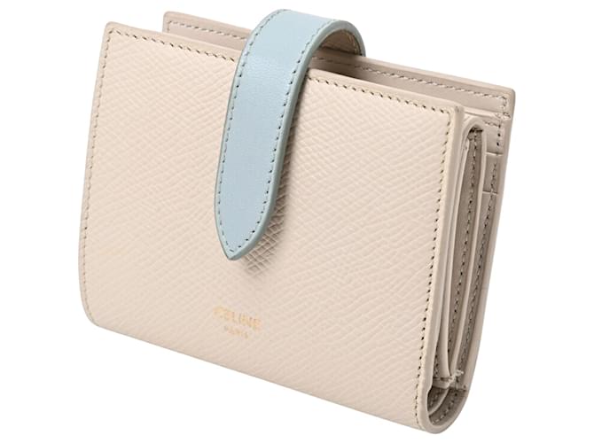 Portafoglio a tracolla piccolo Céline Beige