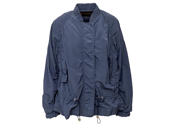 Giacca in nylon Anglomania di Vivienne Westwood Blu Blu navy
