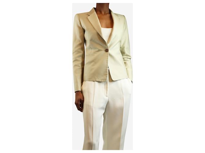 Maison Martin Margiela Blazer neutro a un bottone - taglia UK 6