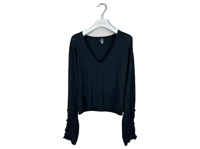 Maglione in lana vintage Versace Jeans Couture Nero