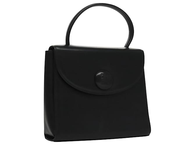 Borsa a mano GIVENCHY in pelle nera Auth bs21583 Nero