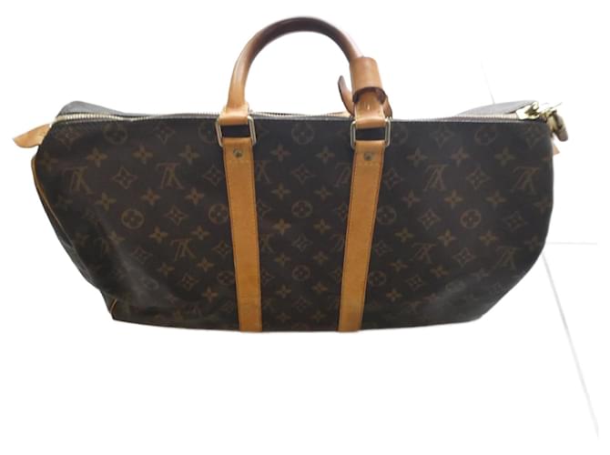 Abbesses Borsa da viaggio Louis Vuitton Keepall 45 Monogram Marrone