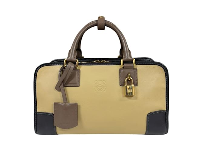 Borsa Loewe Amazona 28 Nero Beige