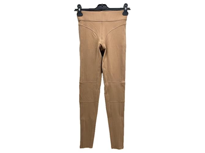 Yves Salomon Pantaloni ALO T.International XS Poliestere Marrone