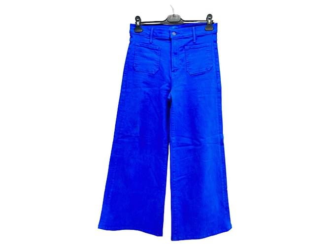 MOTHER Pantaloni T.US 28 Cotone Blu
