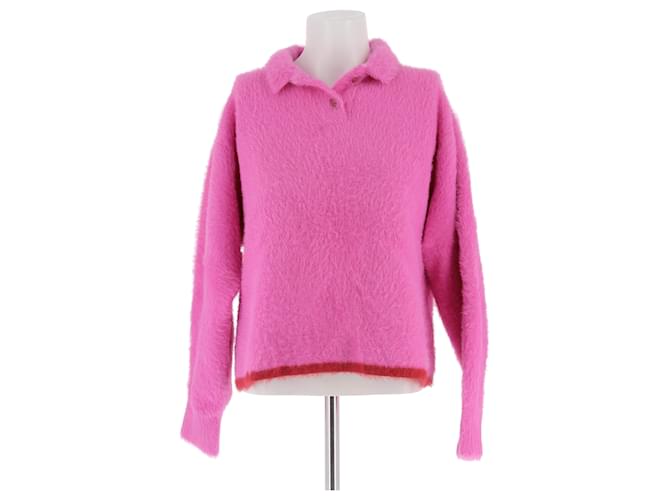 JACQUEMUS Maglieria T.FR 40 Poliestere Rosa