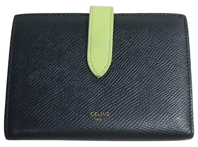 Portafoglio Céline Strap Blu navy