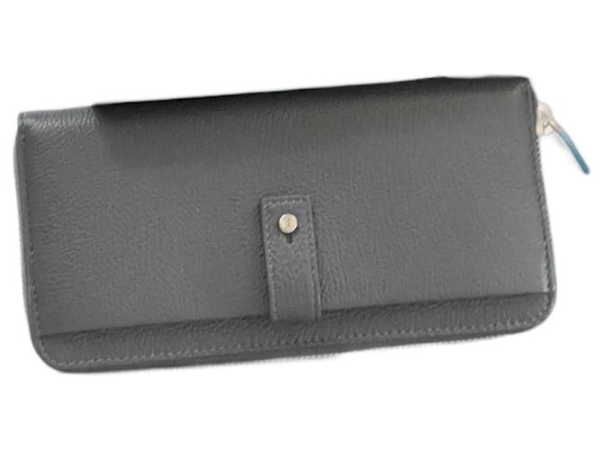 Yves Saint Laurent Portamonete, portafogli, astucci Grigio