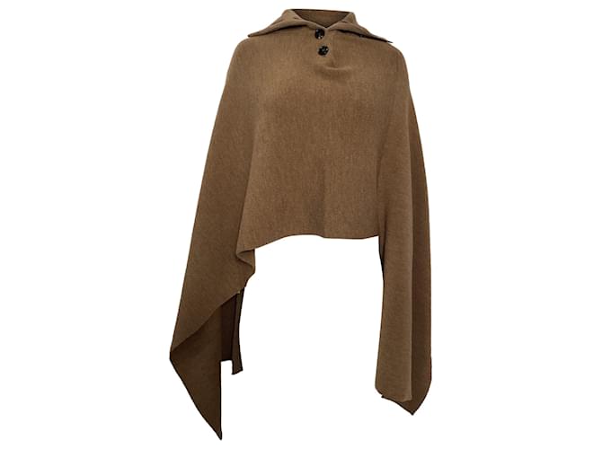 Cappa in lana marrone Chloé Shetland