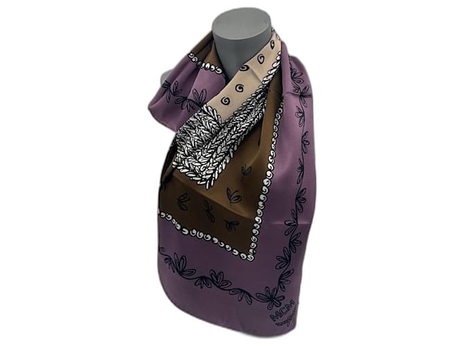 Sciarpa di seta MCM Multicolore