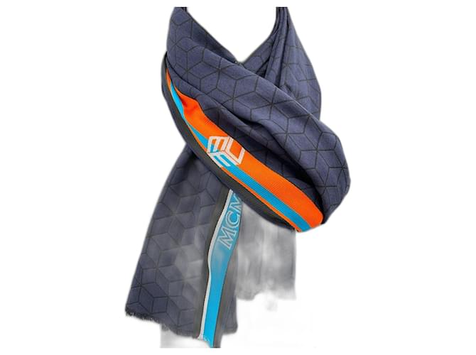 Stola in lana MCM Multicolore