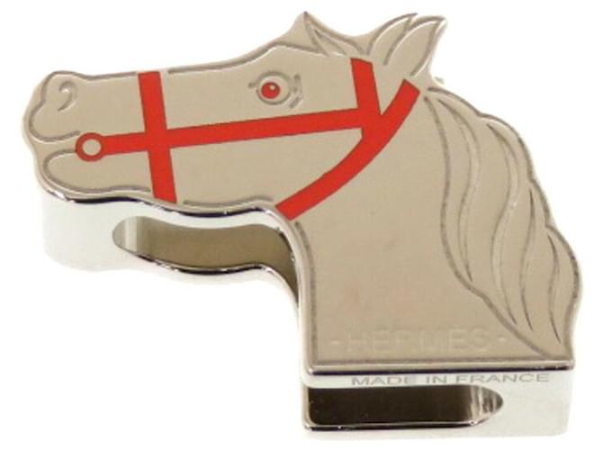 Ring Hermès Anello Hermes Twilly Cavallo Cadrige in Arancione