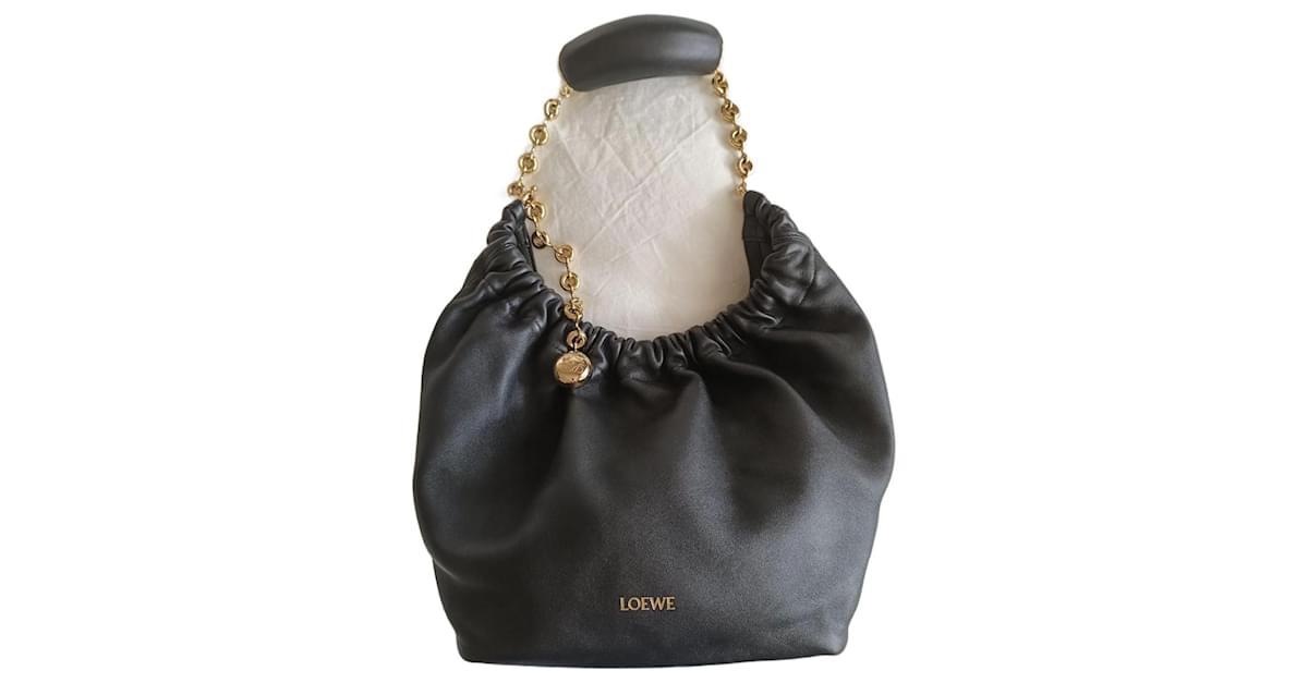 Borsa Squeeze Piccola Loewe Nero