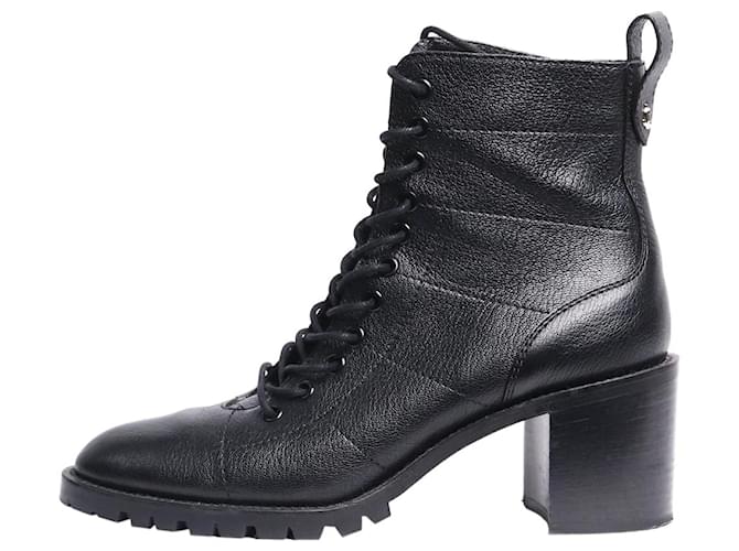 Jimmy Choo Stivaletti neri con tacco - taglia UK 7 Nero