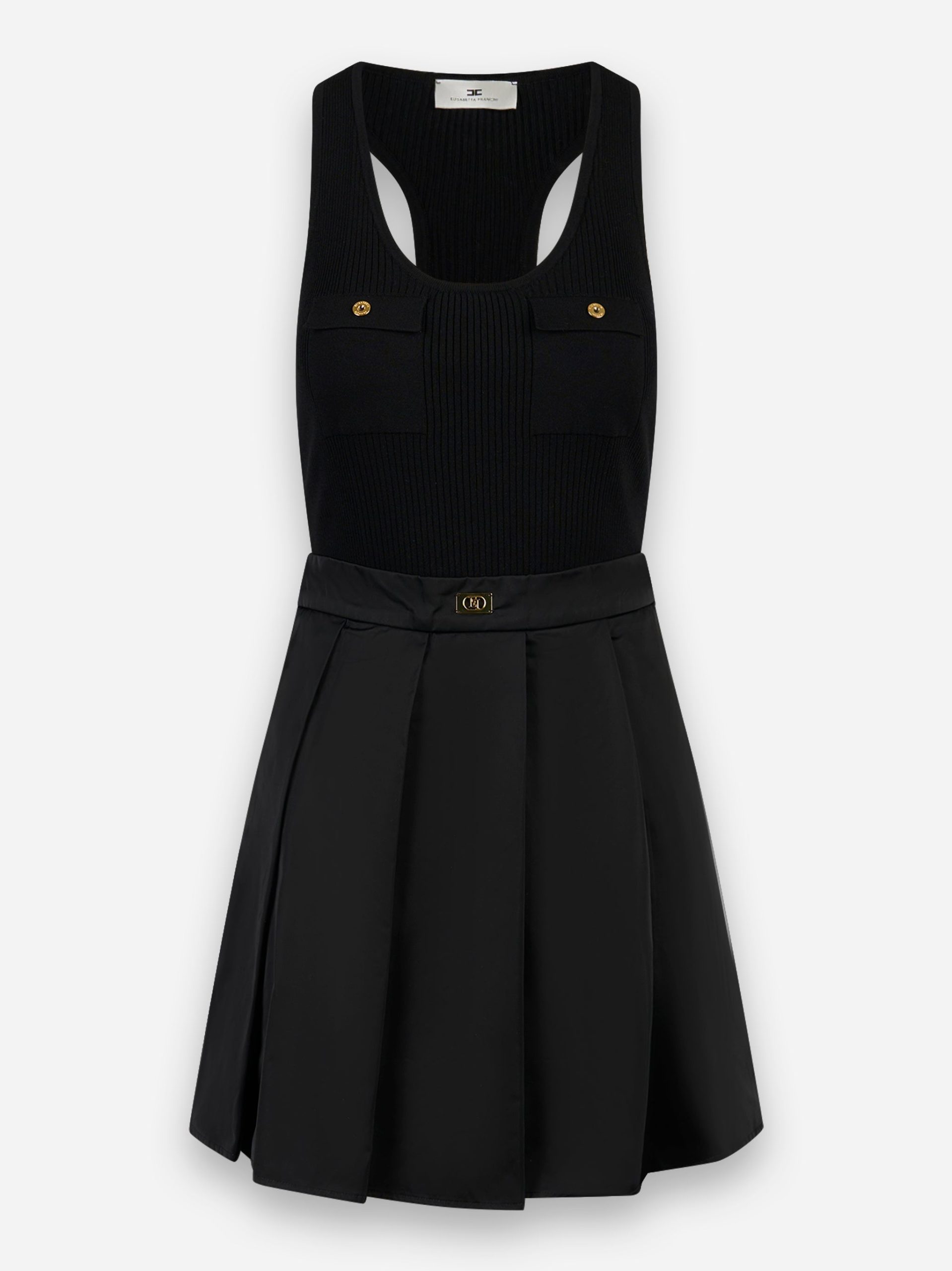 Abito in maglia Nero