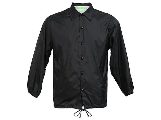 Comme Des Garcons Giacca Coach Comme des Garçons in nylon nero