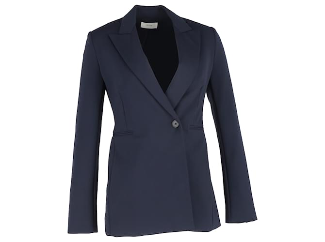 Il Blazer in Lana Blu Navy Koja a Un Bottone di The Row