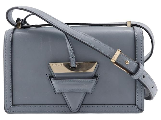 Borsa a Spalla Loewe Barcellona Blu chiaro