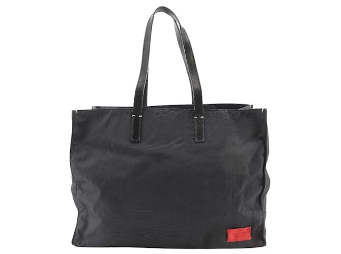 Borsa tote in tela di nylon nera Valentino Garavani Nero