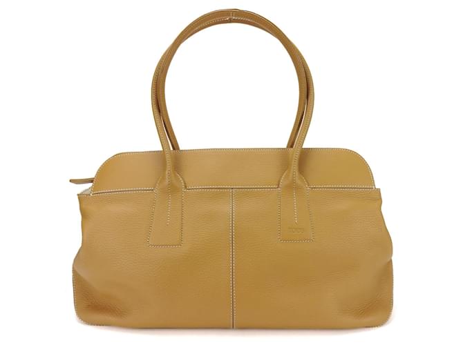 Borsa tote in pelle beige Tod's