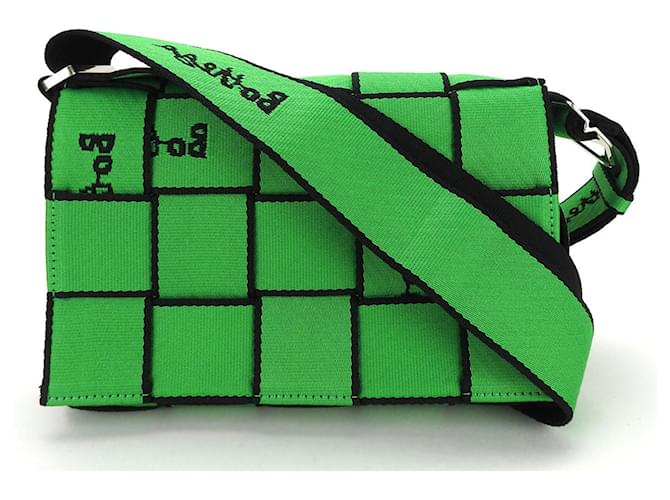 Borsa a Spalla Bottega Veneta in Verde Parrocchetto