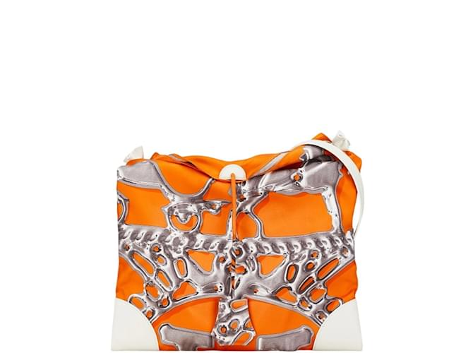 Borsa a spalla Silky City PM di Hermès Arancione