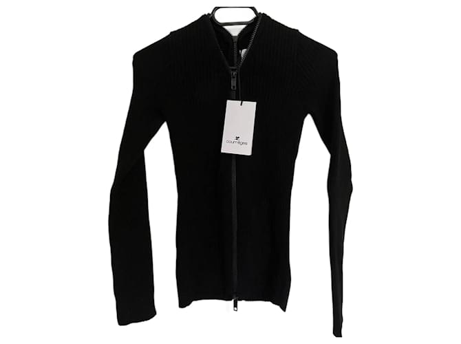 Courreges Maglioni di lana Nero