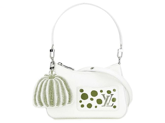 Borsa a mano Louis Vuitton Leather Marellini 2WAY Bianco