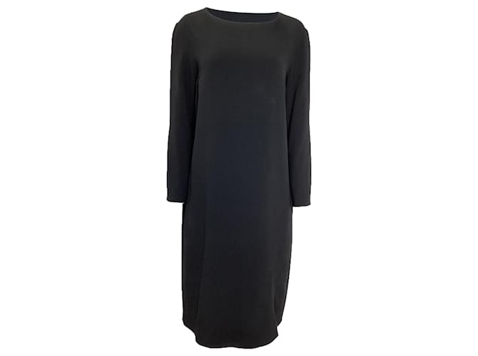 Il vestito midi Larina di The Row in acetato nero