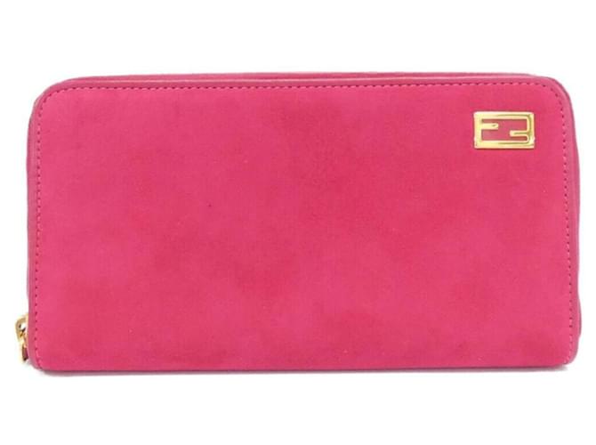 Portafoglio lungo in suede Fendi 30978