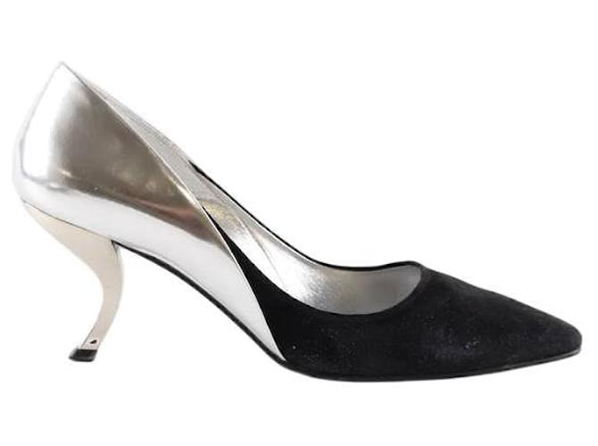 Roger Vivier Tacchi in camoscio Argento