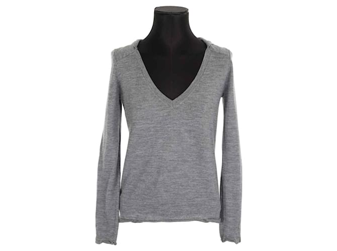 Zadig & Voltaire Top di lana Grigio